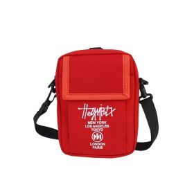Single Shoulder Small Bag, Fashionable Trendy Student Crossbody Bag, Unisex Casual Phone Bag (Color: Red)