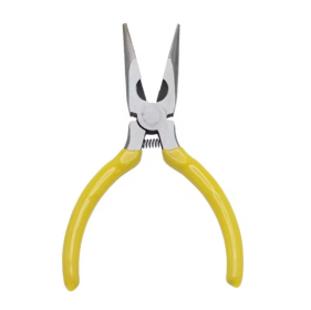 Gades 5-Inch Pointed Nose Pliers- Precision Tool For Delicate Tasks (Color: Yellow)