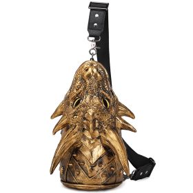 Chain Portable One Shoulder Crossbody Bag (Color: Gold)